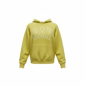 GAP Soft Yellow and White hoodie Medium women’s